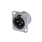 Other Brands Cab WP IN XLRM Inserts for Various Cutout Wall Plate XLR Male to Solder D Cut XLR Opening
