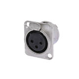 Other Brands Cab WP IN XLRF L Inserts for Various Cutout Wall Plate XLR Female to Solder for D Cut XLR Opening Locking