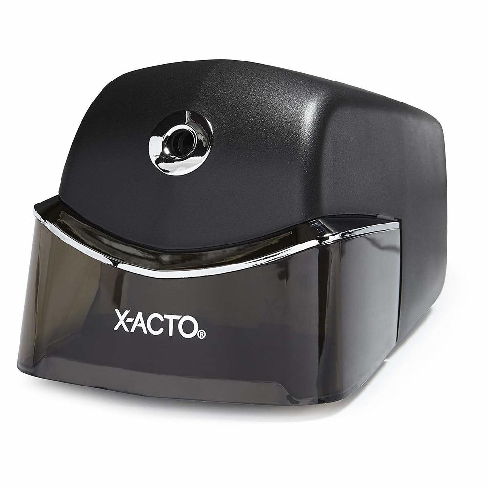 XActo® Quiet Electric Pencil Sharpener, Black 163618