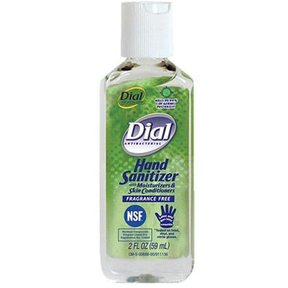 Dial Instant Hand Sanitizer with Moisturizers 2-oz Bottle 1Pc