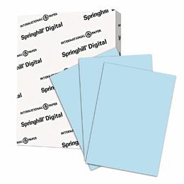 International Paper n 906 SPRVBLU3906 Card Stock International Paper Springhill Digital Cover Stock 67 lb 11 x 17 92 Bright 2