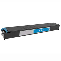 Sharp MX51NTCA MX 4110N Sharp MX 51NTCA Compatible Cyan Toner Cartridge