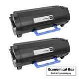 EcoBox Dell 331 9805 EcoBox 2 PACK B2360d Dell 331 9805 C3NTP M11XH Compatible Black Toner Cartridge High Yield Economical Bo