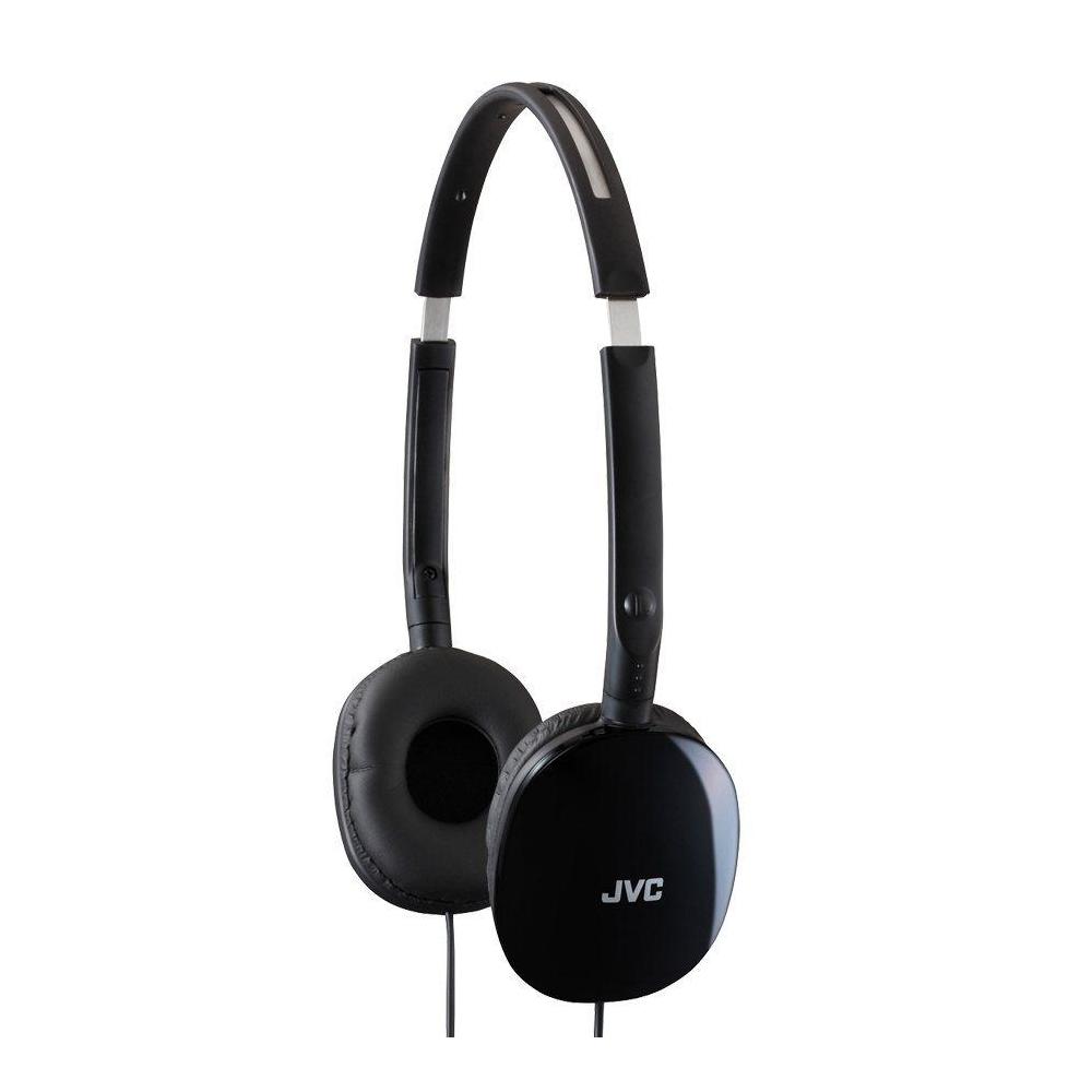 JVC HAS160B Flats Lightweight Headband Headphones, Black 269498