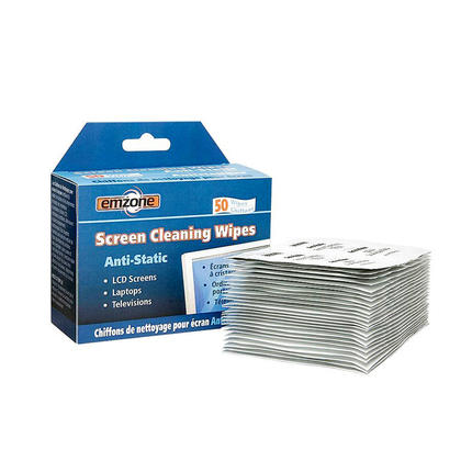 Emzone® Screen Cleaning Wipes, 50 Pieces/Box