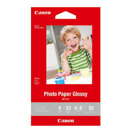 Canon 1433C002 Photo Paper Canon GP 701 Glossy Photo Paper 4 x 6 200 gsm 50 Sheets