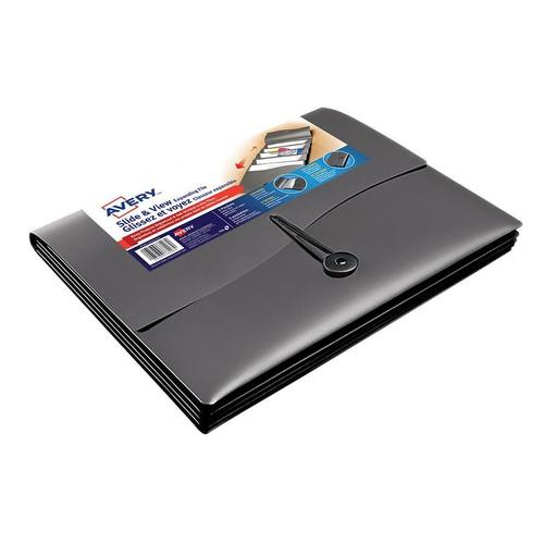 Avery Slide & View Expanding Folder, Durable Poly, Fits Letter Size, Holds 50 Sheets