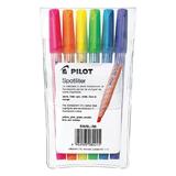 PILOT 285 SWSL S6 Highlighters Pilot Spotliter Highlighter Package of 6 assorted 389049