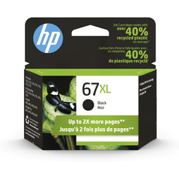 HP HP 67XL BK OEM ENVY 6052 All In One HP 67XL 3YM57AN Original Black Ink Cartridge High Yield