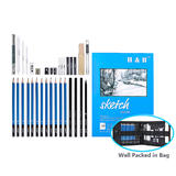 Other Brands OS HB AS210 Pencil 33 Pieces Professional Art Drawing Sketch Kit