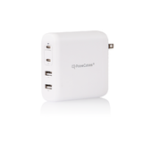 PrimeCables PC PD100U 4UTGA iPhone Cables Chargers 100W GaN 4 Port Type C MacBook Fast PD Charger with Foldable Plug PrimeCab