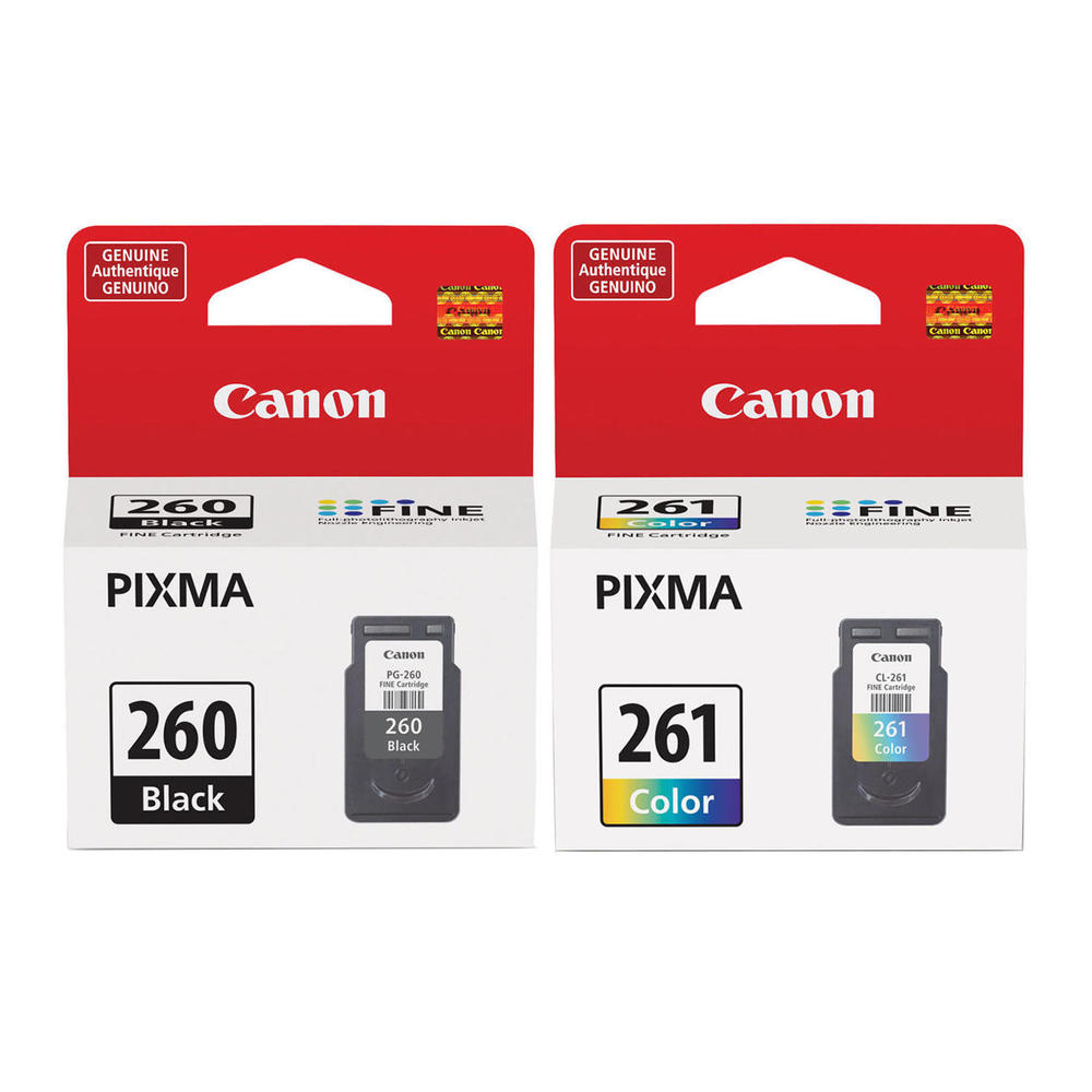 Canon PG260 CL261 Original Ink Cartridge Combo
