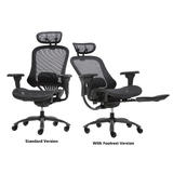 Moustache MC 1062E deals centre Luxury Ergonomic Office Chair with Soft Headrest Moustache