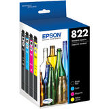 Epson Epson T822120 BCS Combo OEM WorkForce Pro WF 3820 Epson T822 T822120 BCS Original Ink Cartridge Combo BK C M Y