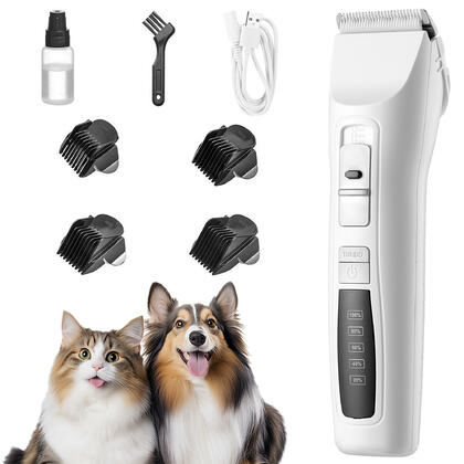 Pet Grooming Hair Clippers Kit Professional 2-Speed Cordless Rechargeable - LIVINGbasics®