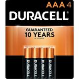 Duracell Cab 42401 Battery Charger Coppertop AAA Alkaline Batteries Long Lasting All Purpose Triple A Battery 4 Count Duracel
