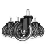 Other Brands CW S1 5PK Chair Accessories Universal Office Chair Rollerblade Casters Set of 5