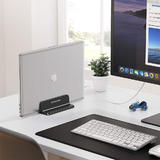 PrimeCables PC LPM 14049 Monitor Desk Mounts Vertical Adjustable Size Laptop Stand Desktop Aluminum MacBook Stand Dock PrimeC