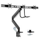 Cab MT 565 BK Monitor Desk Mounts Triple Screen Desktop Display Mount Full Motion Fits Monitors 17 to 32 inch