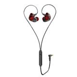 HP Cab DHE 7002 BLACK Headphone Earbud In Ear Earbud Headphones with Volume Control Microphone Black HP