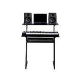 Monoprice Canada Cab 625919 Sit Stand Desk Solutions Stage Right by Monoprice Recording Studio Desk with Raised Platform and 