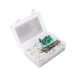 LVB 4Anchor 80 Screws 80Pcs Plastic Self Drilling Drywall Anchors Screws Assortment Set Kit LIVINGbasics