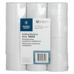 Other Brands 639 BSN28650 Paper rolls Business Source Receipt Paper White 2 1 4 x 150 ft 12 Pack 1048396