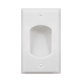 PrimeCables PC WP HJ8881 HDMI Wall Plates Single Gang Recessed Low Voltage Cable Plate