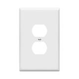 PrimeCables PC WP 8821 HDMI Wall Plates 1 Gang Duplex Receptacle Polycarbonate Thermoplastic Wall Plate 5 5 x 3 5 PrimeCables
