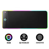 Other Brands PAD LED02 Wrist Rests Mouse Pads Extended RGB Gaming Mouse Pad with Wireless Charging Station