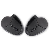 Other Brands S8 LD Mice Compact 2 4G Wireless Vertical Mouse Rechargeable Black