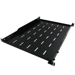 Cab RM 361 Rack Cabinet 4 post Mount Vented Shelf 1U 19 inch Adjusts from 25 to 35 inch Deep 80kg Loading Weight