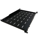 Cab RM 361 Rack Cabinet 4 post Mount Vented Shelf 1U 19 inch Adjusts from 25 to 35 inch Deep 80kg Loading Weight