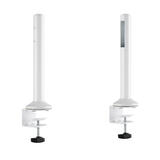 PrimeCables Cab PC 08275 Stand Desk Ergonomic Accessories Desk mounting pole for Slatwall panel matte white PrimeCables
