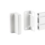 PrimeCables Cab PC 08276 Stand Desk Ergonomic Accessories Mounting plate for Slatwall panel white pairs PrimeCables