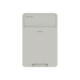 Baseus ACKD B0G Cell Phone Case Screen Protector Non Toxic Soft Anti fingerprint Back Stick Silicone Card Bag French Grey Bas