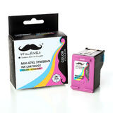 Moustache HP 67XL 3YM58AN Color ENVY 6052 All In One Remanufactured HP 67XL 3YM58AN Color Ink Cartridge High Yield Moustache