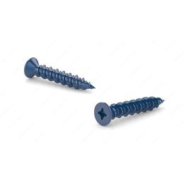 Reliable LVAR FQCBL316114BDJ Reliable Concrete Screw with ECO coating Flat Head Quadrex Drive Hi Low Thread Reliable