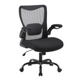Moustache MOFC MC 1098C deals centre Mesh Office Chair with Waterfall Cushioned Seat Flip Up Arms Black Moustache