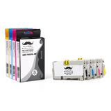 Moustache Epson T822XL Combo WorkForce Pro WF 3820 Epson T822XL Compatible Ink Cartridge Combo High Yield BK C M Y Moustache