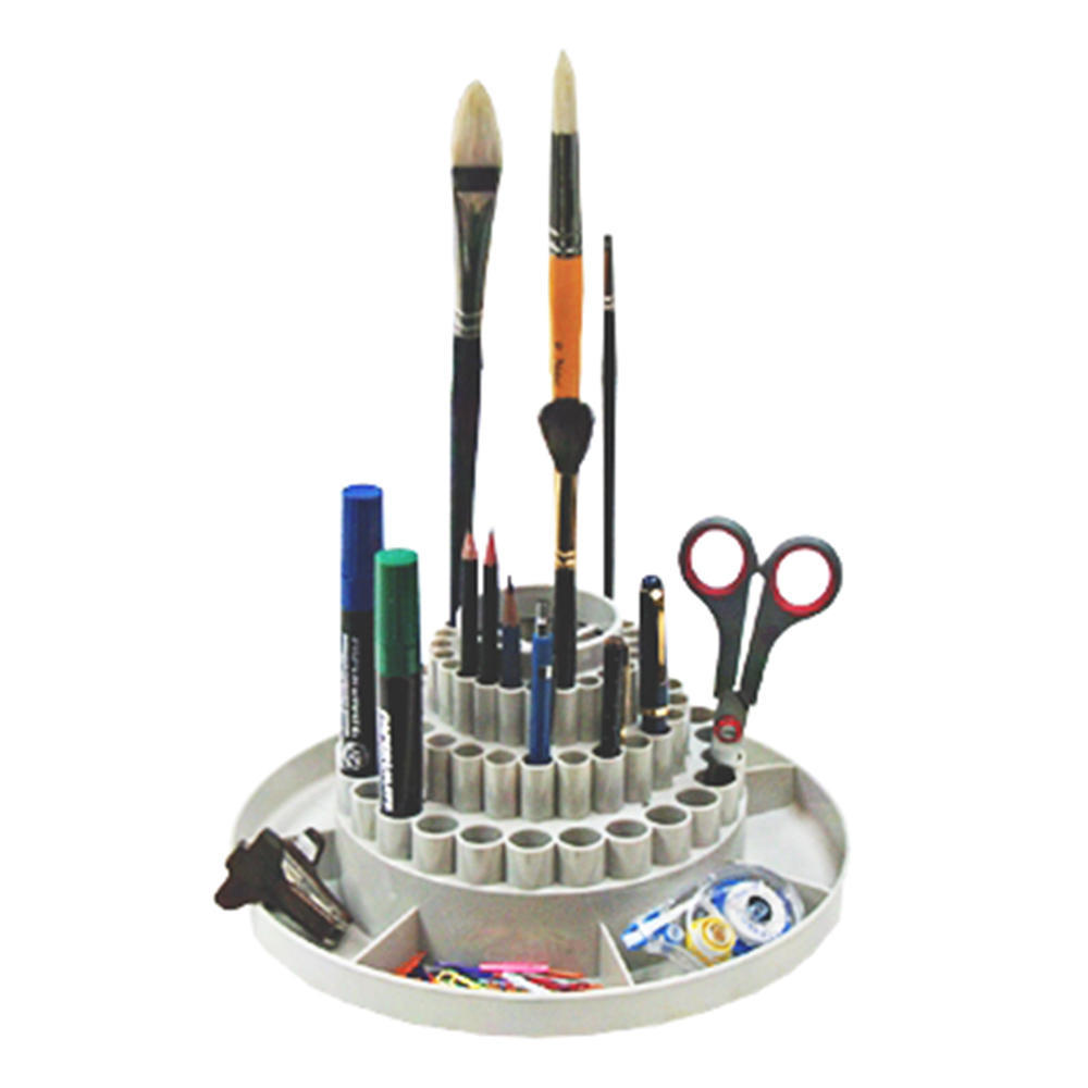 Nobel® Brush Crate Multi Bin Paint Brush Organizer, 101/2" diameter
