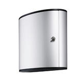 Durable 195223 Keys Management Durable Wall Mounted Secure Key Cabinet with Keyed Lock Holds 36 Key Tags Brushed Aluminum
