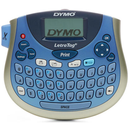Dymo® LetraTag® 100T Plus Handheld Label Maker, QWERTY Keyboard, LCD Display (829114)