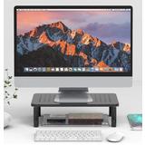 PrimeCables Cab QFMR05 01 Laptop Stand Tablet Phone Mounts Laptop PC Gaming Monitor Elevator Stand with Sturdy Black Metal Co