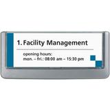 Durable 486037 Sign Holders Display DURABLE Click Sign 2 1 8 W x 5 7 8 H Graphite
