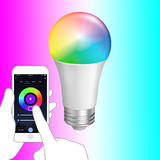 LIVINGbasics LVB 08291 LED Light Bulbs Smart Led Bulb WiFi Light Bulb Dimmable Multicolor A19 E26 LIVINGbasics