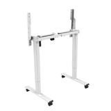 PrimeCables Cab pc 08293 Standing Desk Desk Converter Sit Stand Single Motor Adjustable Height Tiltable tabletop Desk Frame E