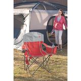 Thumb d1f71 coleman lvth lvpp 104276 camping oversized quad chair with cooler holds up to 300 pound red grey camping necessary coleman