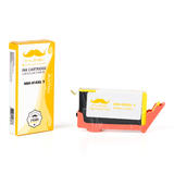 Moustache HP 910XL Y OfficeJet 8022 Remanufactured HP 910XL 3YL64AN Yellow Ink Cartridge High Yield Moustache