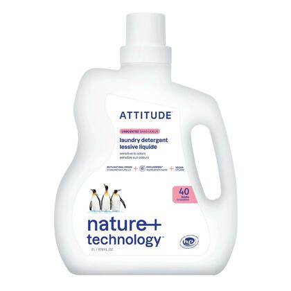 Nature + Technology™ Laundry Detergent, Made in Canada, 40 loads/ 2L - ATTITUDE